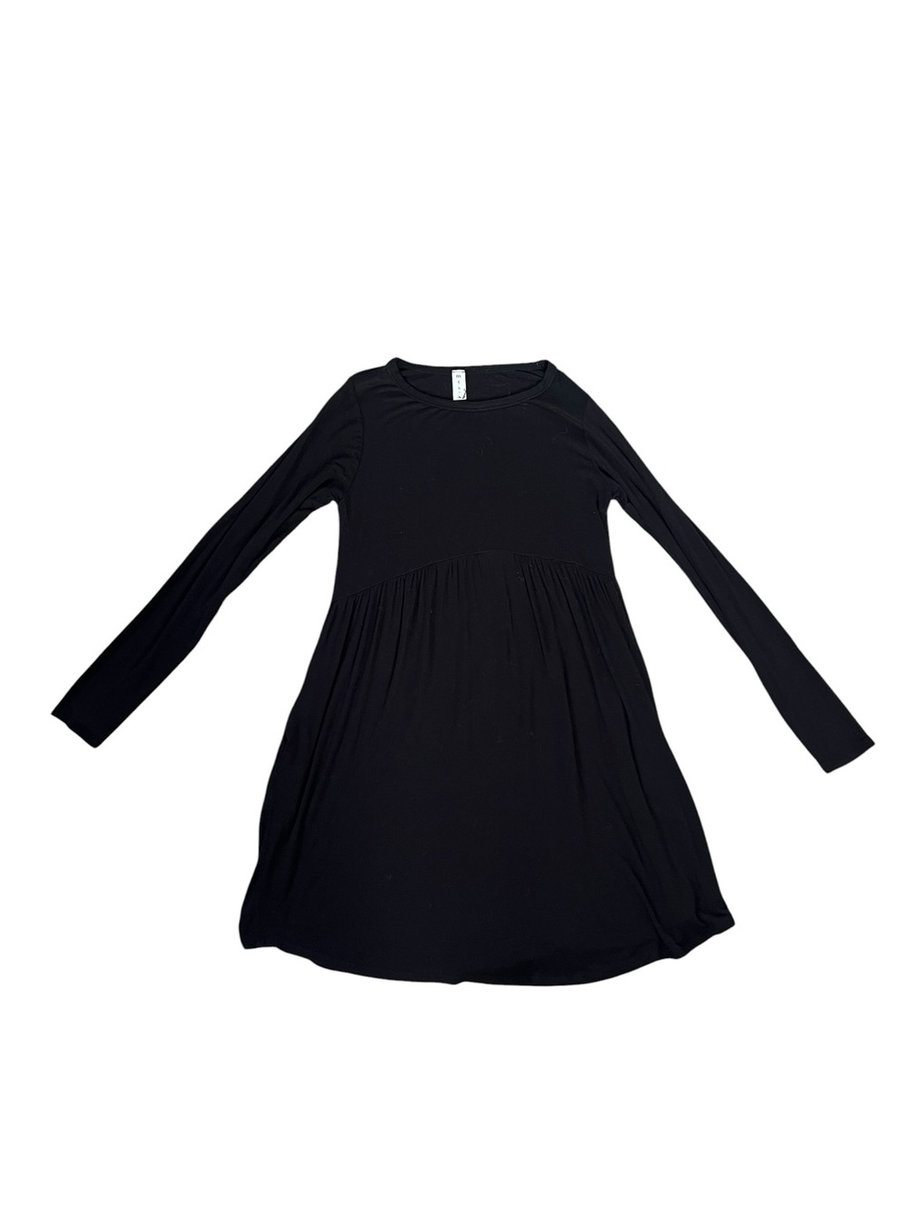 mts Black Long-Sleeve Midi Dress- Extremely Comfortable and Flattering Fit